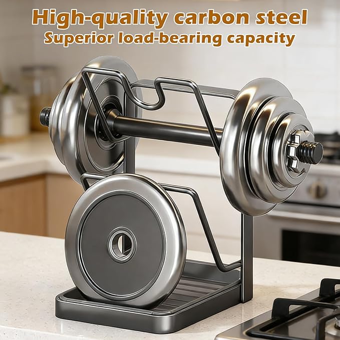 Kitchen Pot Lid Storage Rack, Pot-Lid Cutting Board Holder With Removable Drip Tray, Multifunctional Utensils Pan Pot Cover Lid Rack Shelf For Stove Top or Countertop