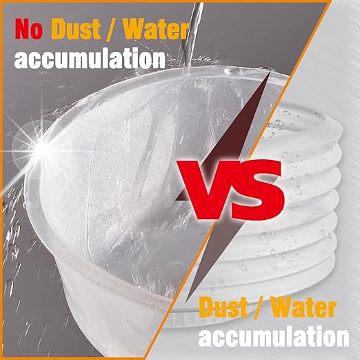 KATA Hole Saw for Recessed Lights: 6 Inch Hole Saw for Recessed Lighting with Dust Bowl - 6 in Hole Drill Cutter with Silicone Dust Catcher Tool for Drywall on Ceiling - Installing LED Can Light Home