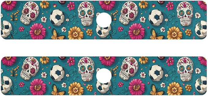 Kitchen Sink Splash Guard 2 PCS 30 Inch Sink Faucet Mat Splash Guard for Bathroom Countertop Water Absorbent Foldable Cuttable Soft Washable Mexican Flag Flower Soccer