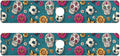 Kitchen Sink Splash Guard 2 PCS 30 Inch Sink Faucet Mat Splash Guard for Bathroom Countertop Water Absorbent Foldable Cuttable Soft Washable Mexican Flag Flower Soccer