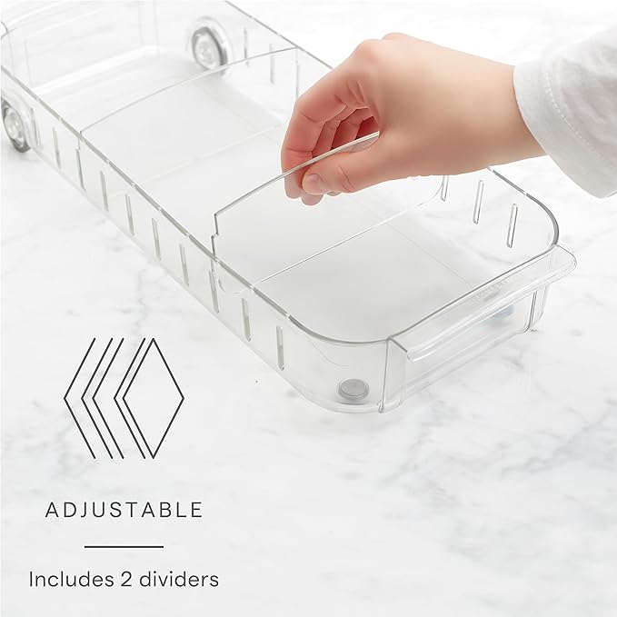 YouCopia RollOut Fridge Caddy, 6" Wide