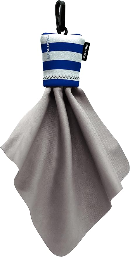 Microfiber Cloth Screen Cleaner Premium Soft - Multi-Purpose 6x6 Nautical Stripes SPUDZ for Glasses, Camera Lens, Electronics, Phone, TV, Tablet