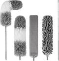 Dusters for Cleaning,Microfiber Duster Feather Duster with Extension Pole,4PCS Ceiling Fan Cleaner Duster,Long Duster Extended Handle,Blind Cleaner Dusting