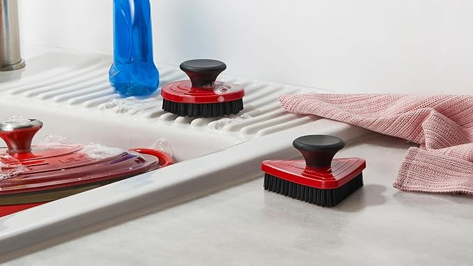 Le Creuset Set of 2 Cleaning Brushes, Marseille