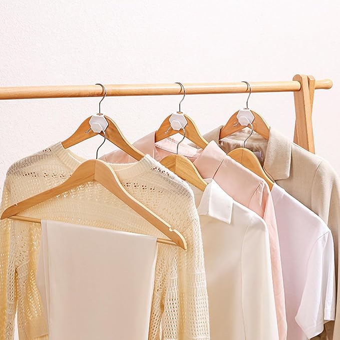 Space Saving Closet Hanger Connectors Sturdy Overlapping Hook for Wardrobe Organization Hanger Connectors Hook