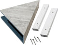 Palisade Vinyl Waterproof Corner Shower Shelf in Wind Gust/Urban Coast