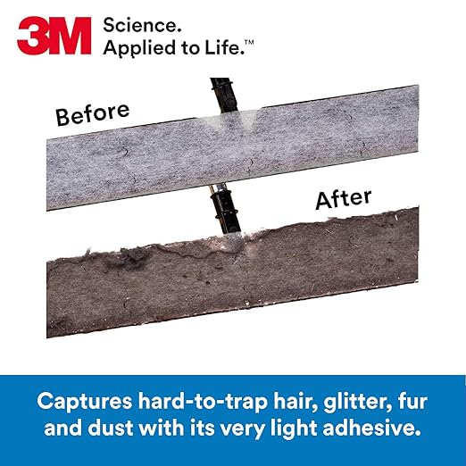 3M Easy Trap Sweep and Dust Sheets, 2 Rolls of 250 5" x 6" Sheets (500 Sheets), Disposable Easy Sweep Floor Duster, Picks Up 8x More Dirt, Dust, Sand, Hair, Works on Dry or Wet Surfaces, 55655W