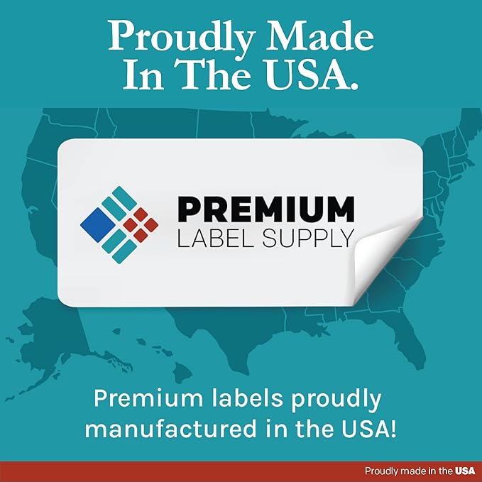 Premium Label Supply White Sticker Return Address Labels – 1-3/4" x 2/3" – Laser/Inkjet Compatible – (60 per Sheet), 2000 Sheets –120,000 Total Adhesive Labels