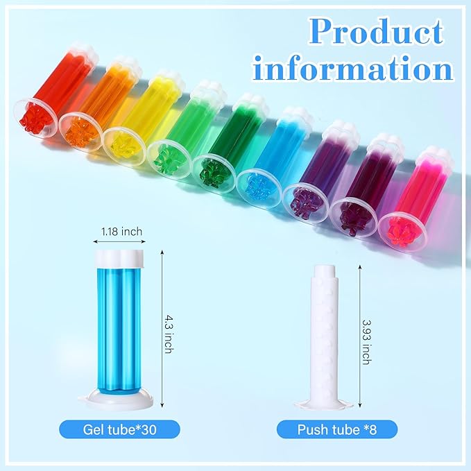 30 Pcs Toilet Gels 420 Count 9 Kinds Flower Stamp Bowl Gel Scent Toilet Stain Removal Cleaner Air Freshener Flower Stamps Pack for Bathtubs Bathroom