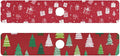 Christmas Persent Stars Trees White Green Kitchen Sink Splash Guard Sink Faucet Mat Faucet Handle Drip Catcher Drain Mats for Kitchen Bathroom Countertop Absorbent Dish Drying Pad 2