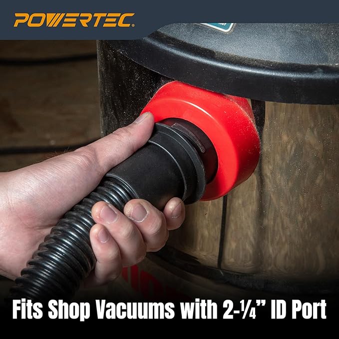 POWERTEC Shop Vacuum Attachment 5 Piece Kit for Wet Dry Vac with 2-1/4" Inlet, Shop Vac Accessories Kit for Workshop Cleaning and Car Detailing (70448)