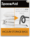 SpaceAid Jumbo Vacuum Storage Bags, Space Saver Sealer Compression Bags for Comforters, Blankets, Pillows, Bedding, Clothes (X-Large 3 Pack)