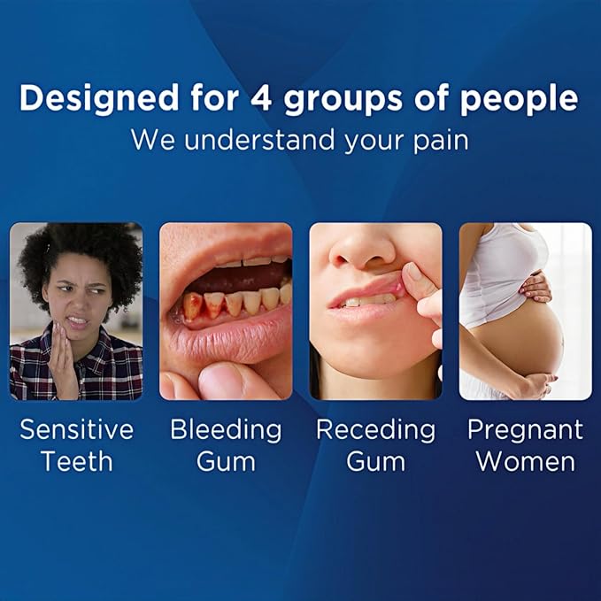 Extra Soft Toothbrushes for Adults - 10000 Micro Nano Bristles for Sensitive Teeth, Gum Recession and Elderly (Diamond Shaped Head, 6 Count)