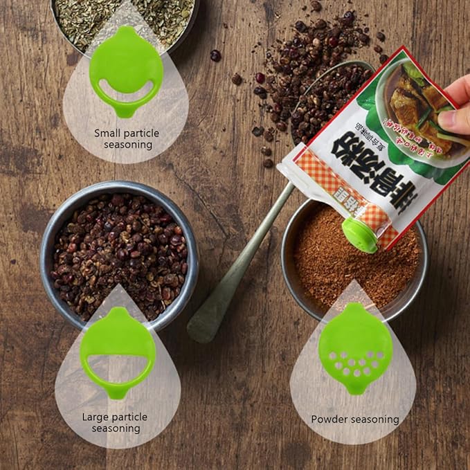 Mobestech Wall-mounted Spice Rack and Seasoning Organizer, Nail-free Household Seasoning Storage Rack with Rotatable Clip, Kitchen Pantry Organizer for Convenient Spice Supply