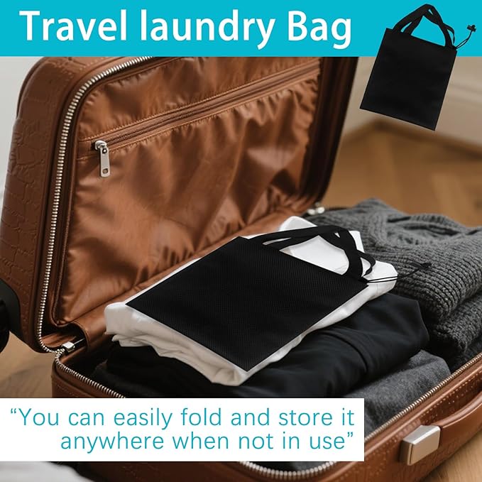 2 Pack Mesh Laundry Bags with Drawstring Closure, 23 X 35 Inches Large Washable Mesh Laundry Bag for Travel, Sports, Dorms, Family and Apartment Dwellers