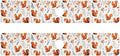 Squirrels and Fall Leaves Kitchen Sink Splash Guard Sink Faucet Mat Faucet Handle Drip Catcher Drain Mats for Kitchen Bathroom Countertop Absorbent Dish Drying Pad 2Pack 30x5.4IN