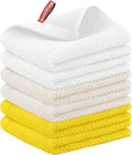 Nialnant 6 Pcs Kitchen Hand Towels, 100% Cotton Dish Towels for Washing Dishes, Super Soft and Absorbent Tea Towel-13 x 28 in
