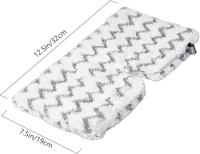 F Flammi Heavy-Duty Steam Mop Replacement Pad for Shark Steam Pocket Mop S3501 S3601 S2901 S2902 S3550 S3801 S3901 SE450 S3601D S3901D for All Hard Floors Soft Scrub Mop Pad for Shark
