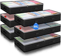 6 Pack Under Bed Storage Containers Organizer, Large Capacity Underbed Clothes Storage Bins, Bedroom Organization and Storage, Foldable Storage Bags for Clothes Pillow Blankets Bedding