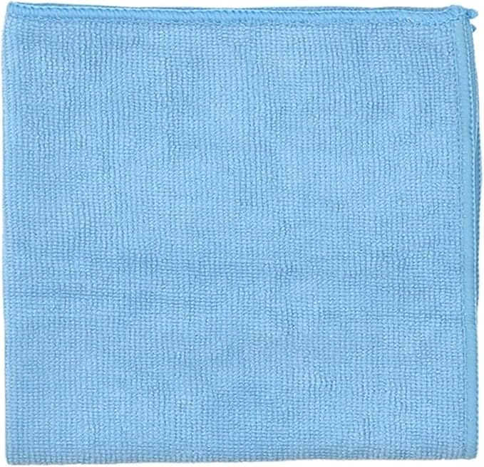 Dense-Weave Microfiber Kitchen Cloth 6/12 pk | Super-Absorbent, Lint-Free, Thick & Long-Lasting(Light Blue,12pk)