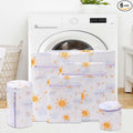6pcs Mesh Laundry Bags with Premium Zipper – Durable Wash Bags for Delicates, Lingerie, Travel, and Clothes.6 Sizes (XL/L/M/S/Cylindrical/Bra)