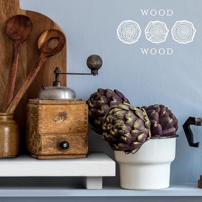 Nuogo Wood Riser Tray Soap, Stand Soap Tray for Kitchen Sink, Wood Pedestal for Kitchen Counter Sink Stand Decorative Rustic Bathroom Dishes Plant Bottles Candles Display(12 x 7 Inch,White)