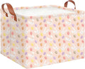 CLOCOR Rectangular Easter Bunny Basket - Easter Egg Storage Bin, Gift Basket, Toy Organizer & Room Decor