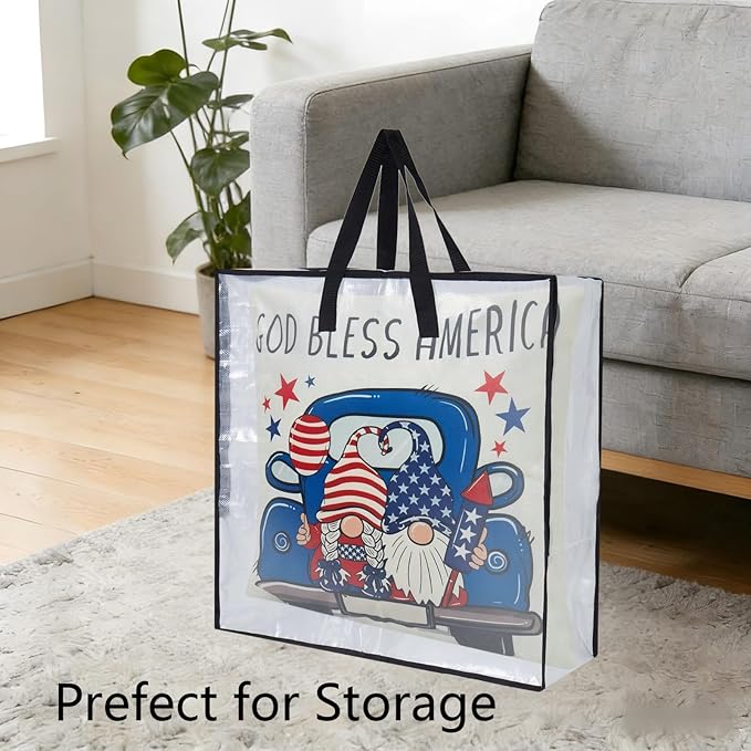 5-Pack Clear Heavy Duty Moving Bags and Storage Bags, 25 Gallon Large Moving Boxes Alternative for Wreath Storage Container, Under Bed Storage, Stadium Events, and College Moving Supplies