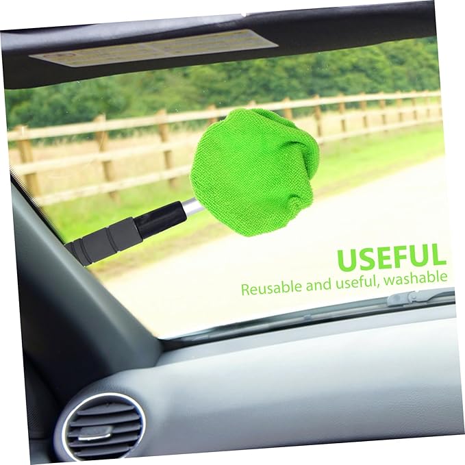 Unomor Car Windshield Cleaning Kit 10 Pcs Windshield Cleaner Cloth Reusable Washable Cleaning Pads
