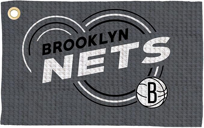 Northwest NBA Golf Towel – Official Licensed Microfiber Waffle Fabric, Absorbent 16x25 in Club Cleaning Accessory