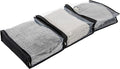 Household Essentials Under Bed Zippered Sweater Storage Bags with Clear Vision Panel, Set of 3, Black