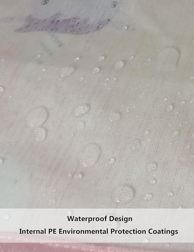 QUEENLALA Rectangular Laundry Hamper/Foldable Nursery Laundry Basket for Organizing/Storage Bin Baskets/Children Toy Office Bedroom/Toy Bin Closet Shelf Baskets（Rec-Unicorn）