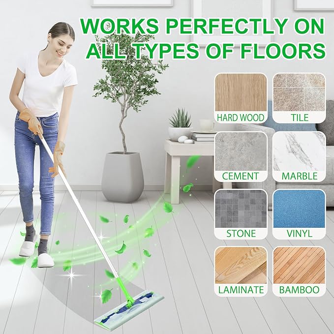 20 Count XL Wet Pads Refills for Swiffer Sweeper XL Mop, Disposable X-Large Wet Mopping Cloths, Extra Large Size Pads Refill for Multi-Surface Floor Cleaning (Mop not Included)