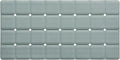 Webos Silicone Bath Mat with Suction Cups – Non-Slip Foldable Bathtub & Shower Mat, Durable & Quick-Dry Safety Tub Mat with Large Drain Holes for Families 28"x 14" Grey