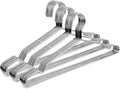 Fayleeko Wire Coat Hangers - Strong Heavy Duty Stainless Steel Metal Hangers, Ultra Thin Space Saving (30 Pack, 16.5 Inch)