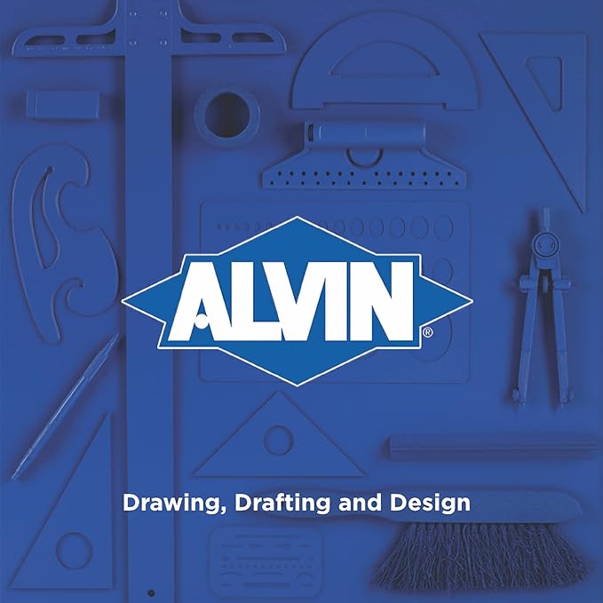 ALVIN 2342 Comfort Curve Dusting Brush, 100% Horsehair and Wood Handle, Art, Drafting, and Architecture Cleaning Tool, Great for Students, Hobbyists, and Professionals - 15 Inch