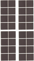 Furnigear Non Slip Furniture Pads - Self Adhesive Rubber Anti Skid Pads Grippers Rubber Chair Feet Furniture Pad for Hardwood Floors -Protectors for Furniture Table Legs Anti Slip 32 Pcs 1-1/2" Square