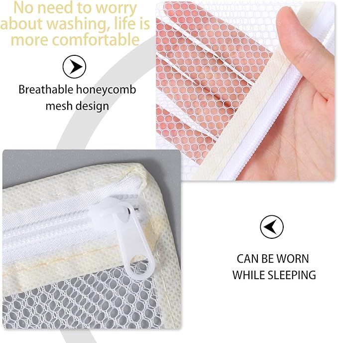 4Pcs Small Mesh Laundry Bags for Delicates Hanging Mini 12 x 10 Inches Durable Lingerie Bags for Washing Machine Wash Laundry Net Bag for Lingerie Underwear Socks Baby Clothes Travel 32x27cm