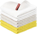 Nialnant 6 Pack Dish Rags, 100% Cotton Kitchen Dish Cloths for Washing Dishes, Soft and Absorbent Cleaning Rags - 12x12 Inch