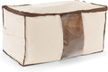 Covermates Keepsakes - Canvas Storage Bag - Premium Canvas - Carrying Handles - Dual Zipper Pulls - Indoor Storage, Natural