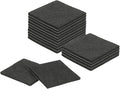 uxcell Felt Furniture Pads, 16Pcs 3.35" x 3.35" Adhesive Backed Felt Non-Slip Anti-Scratch Chair Leg Protectors for Protecting Hardwood Floor, Black