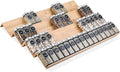 Bamboo Spice Rack Tray - Spice Drawer Organizer for Kitchen Cabinets Storage and Organization (Jars Not Included, 8 Individual Pieces, Not Expandable)