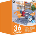 GONGSHI Vacuum Storage Bags, Space Saver Seal Bags For Clothing, Blankets, Comforters, Pillows, Clothes Storage,Travel Luggage.36 Combo