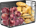 Magnetic Shelf for Fridge , Fruit Potato & Onion Storage Bins, Pantry Organizers & Storage, Large Container Magnetic Basket for Refrigerator, Kitchen Counter, Cabinet, Magnetic Fridge Organizer