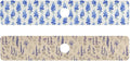 Watercolor Bluebonnets Lavender Herb Kitchen Sink Splash Guard Sink Faucet Mat Faucet Handle Drip Catcher Drain Mats for Kitchen Bathroom Countertop Absorbent Dish Drying Pad 2Pack
