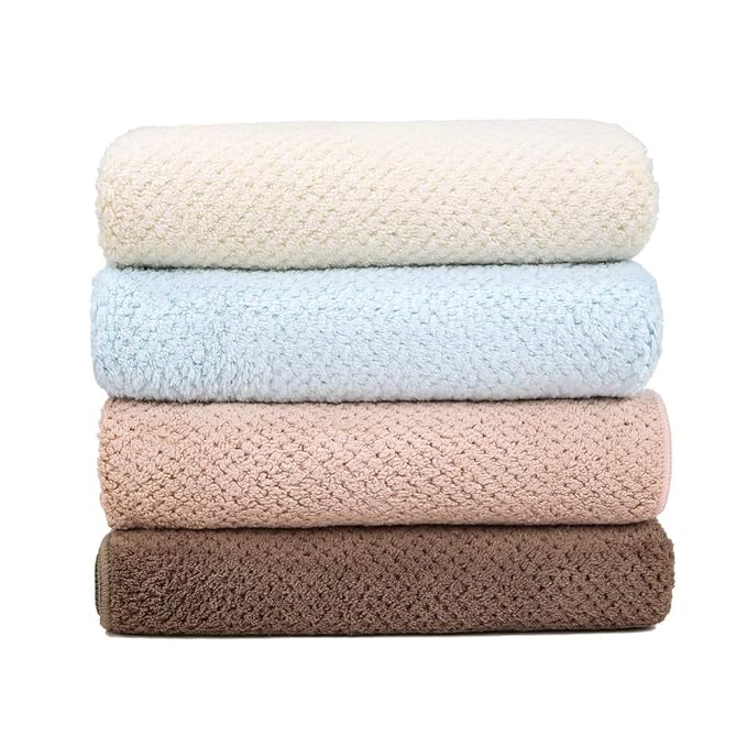 Microfiber Hair Towel Quick Dry Hair Towel Hair Drying Towels Suitable for All Kinds of Hair Ultra Absorbent Long and Thick Hair 19X39inch Blue (1pcs)