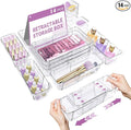 14 Pcs Clear Drawer Organizer, Adjustable Drawer Storage Box, 3-Size Desk Drawer Organizer, Acrylic Storage Bins for Makeup, Cosmetic, Kitchen Utensils, Bedroom Dressers Tool Organizer for Gadgets