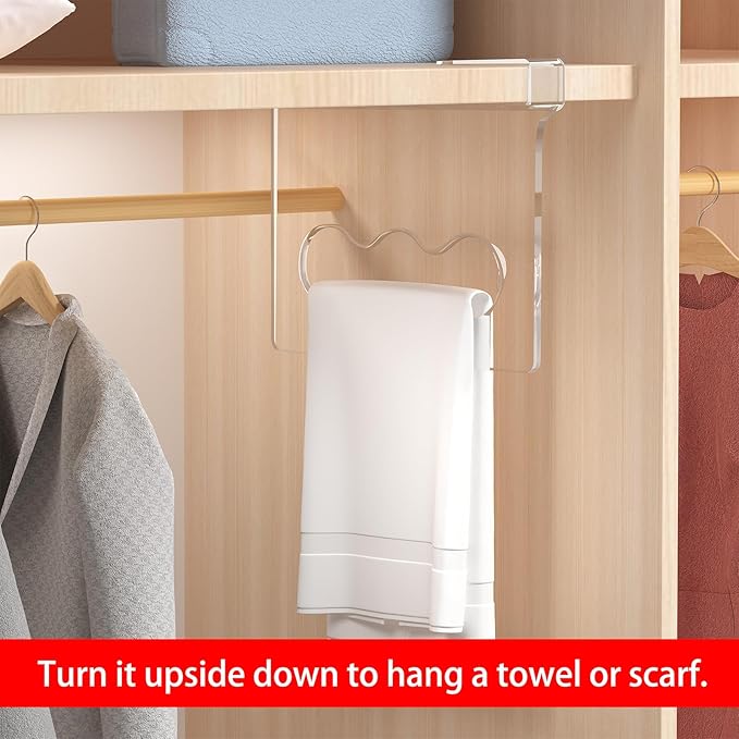 WEITELAI Clear Shelf Dividers, Closet Verticalshelf Dividers for Closet Organization Handbags and Clothes Sweaters, Purse Organizer Divider, for Bedroom