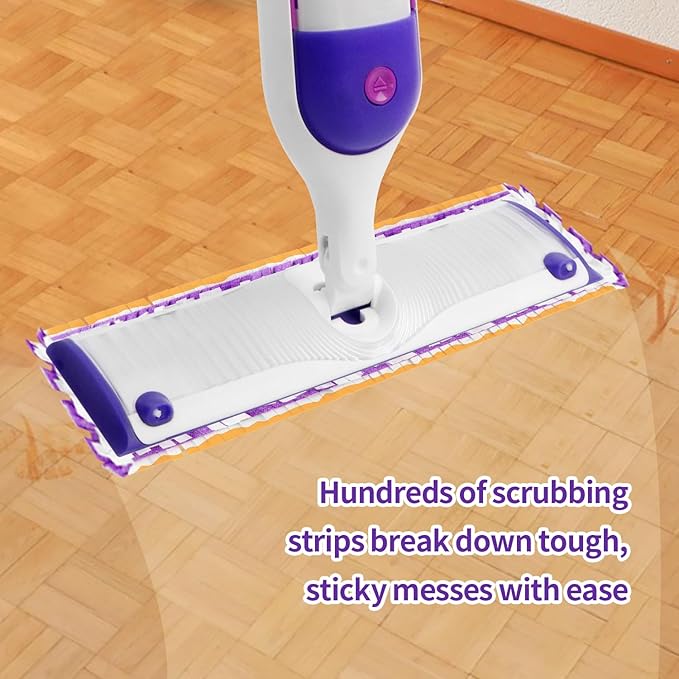 Power Mop Pads Compatible with Swiffer Power Mop, Disposable Mopping Pads Refills for Cleaning Multi-Surface Wood Floor Replacement Pads, 10 Count