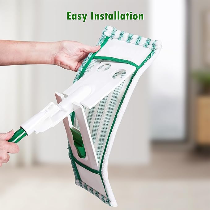 Microfiber Mop Refill for Libman Wet & Dry Microfiber Mop, 6 Pack Washable Mops Pads + 1 Count Laundry Bag